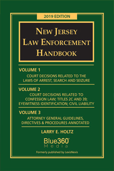 An essential reference for all law enforcement personnel in New Jersey